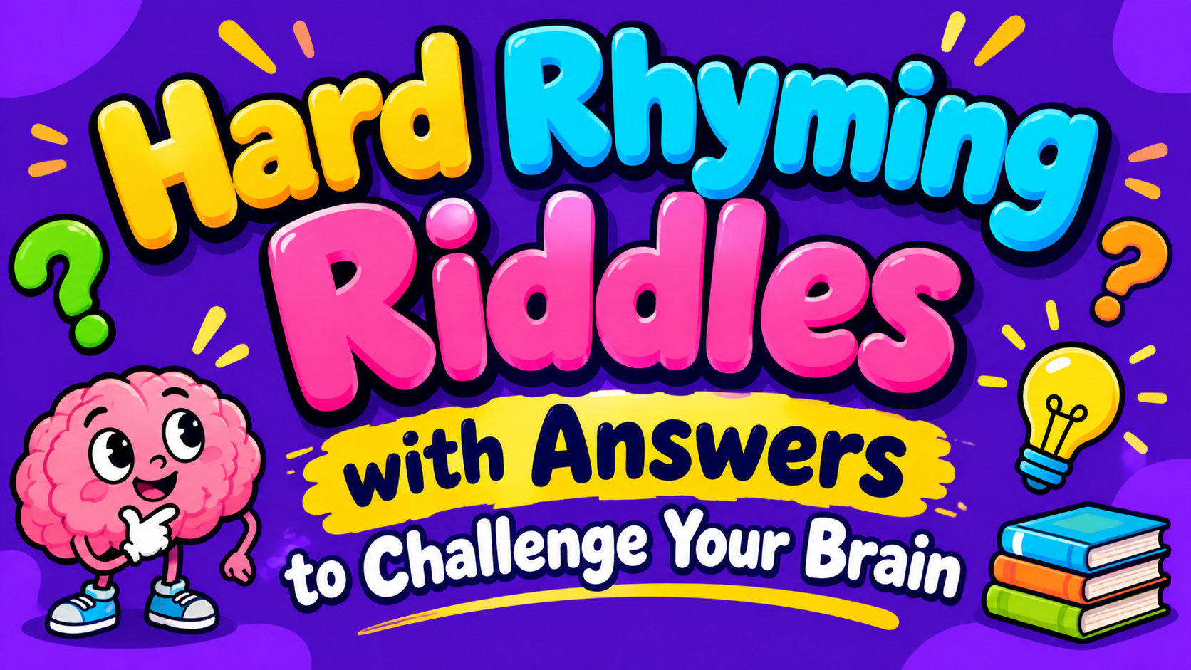 50 Hard Rhyming Riddles with Answers to Challenge Your Brain
