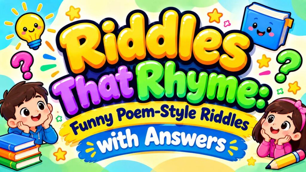 Riddles That Rhyme - 100+ Poem Style