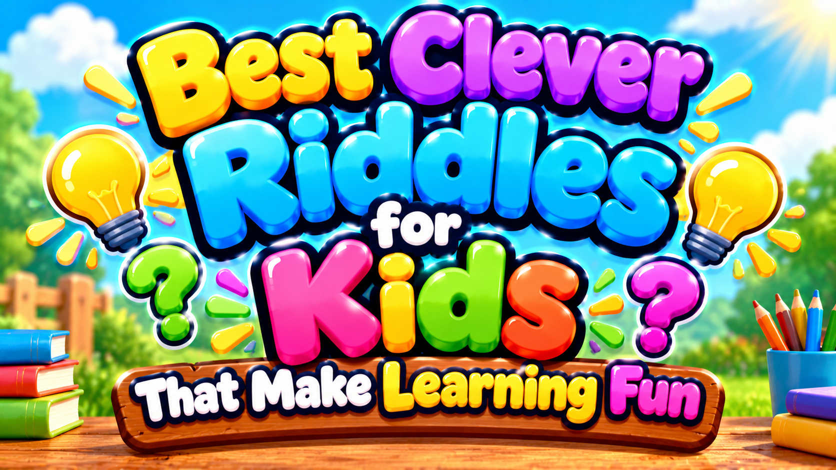 158+ Best Clever Riddles for Kids That Make Learning Fun