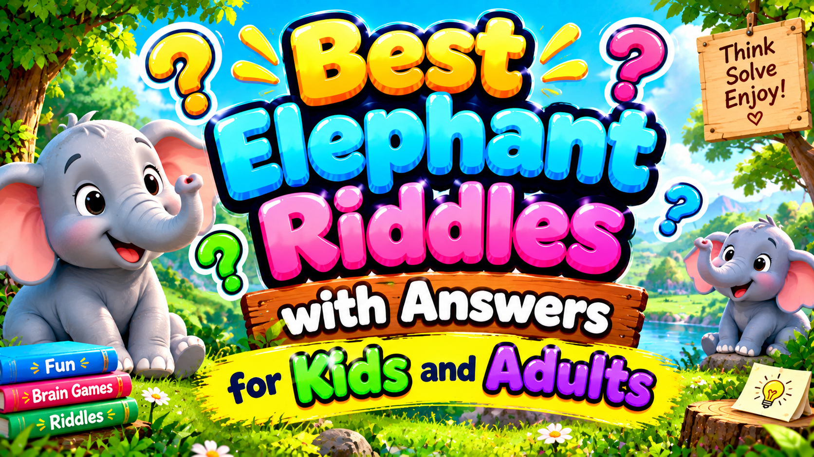 103+ Best Elephant Riddles with Answers for Kids and Adults