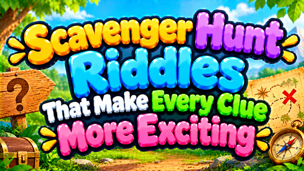 scavenger hunt riddles