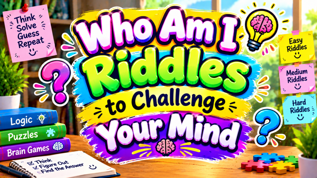 who am i riddles