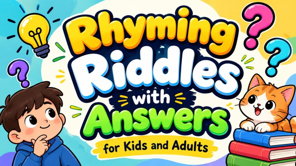 Rhyming Riddles with Answers